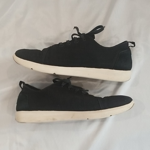 Toms Men's Del Rey sneakers size 8 black - Picture 4 of 8